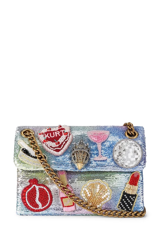 Сумка kensington Kurt Geiger London, серебряный
Сумка kensington Kurt Geiger London, серебряный