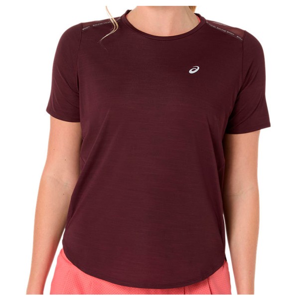 Женская дорожная футболка с короткими рукавами - беговая рубашка Asics, Dark Currant
Женская дорожная футболка с короткими рукавами - беговая рубашка Asics, Dark Currant