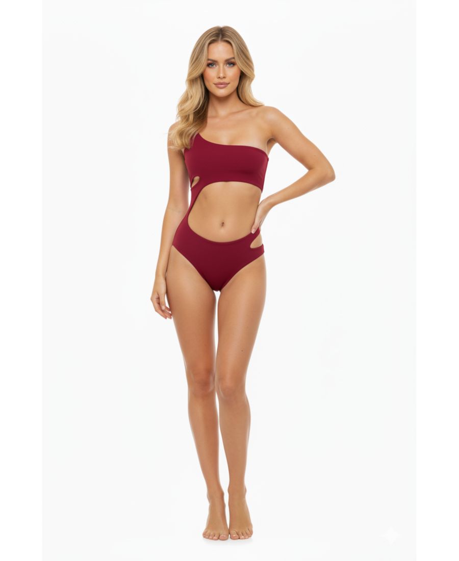 Женский купальник с вырезом в океанском стиле - монокини на одно плечо Jendue, Cherry
Женский купальник с вырезом в океанском стиле - монокини на одно плечо Jendue, Cherry