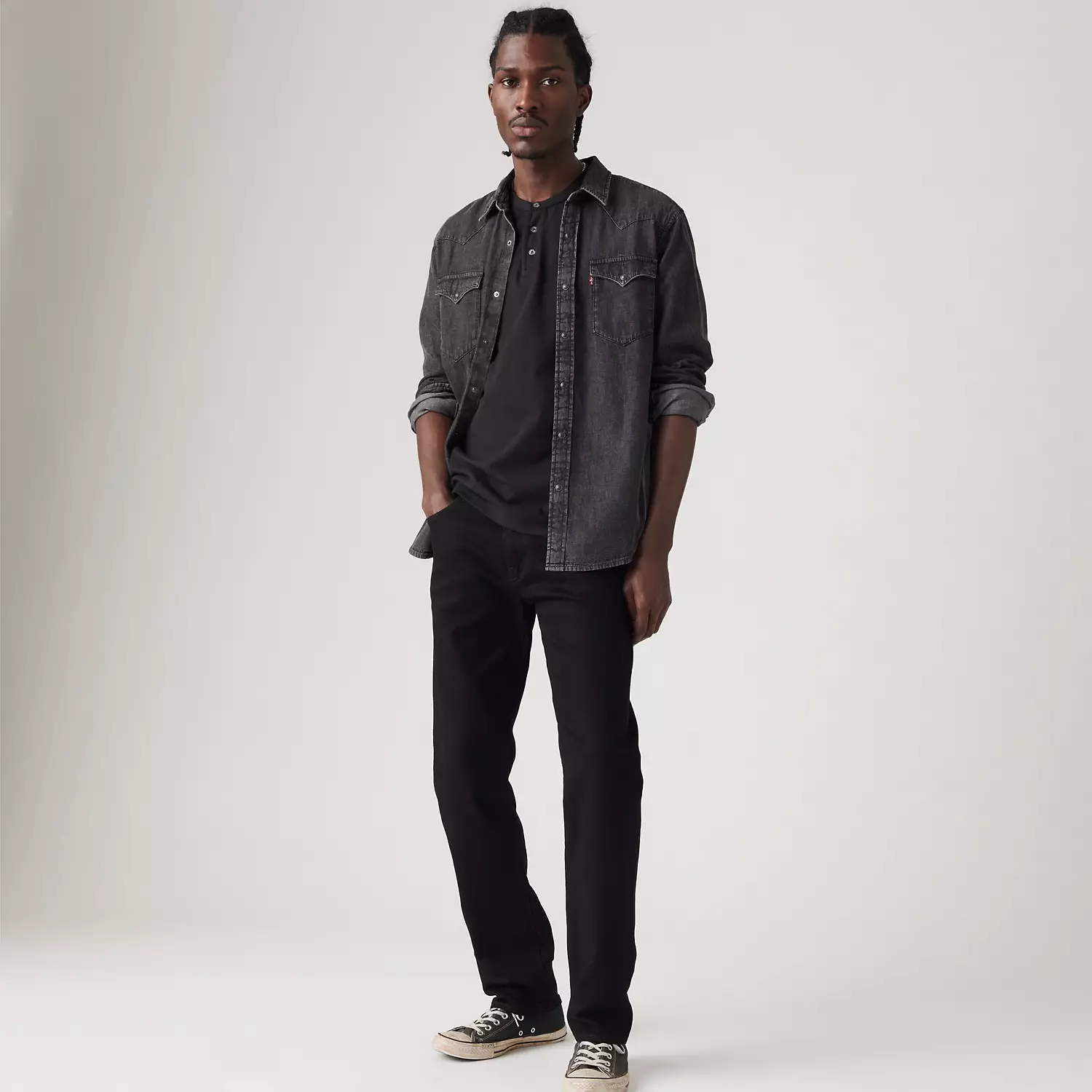 Джинсы мужские Levi's 502, черный
Джинсы мужские Levi's 502, черный