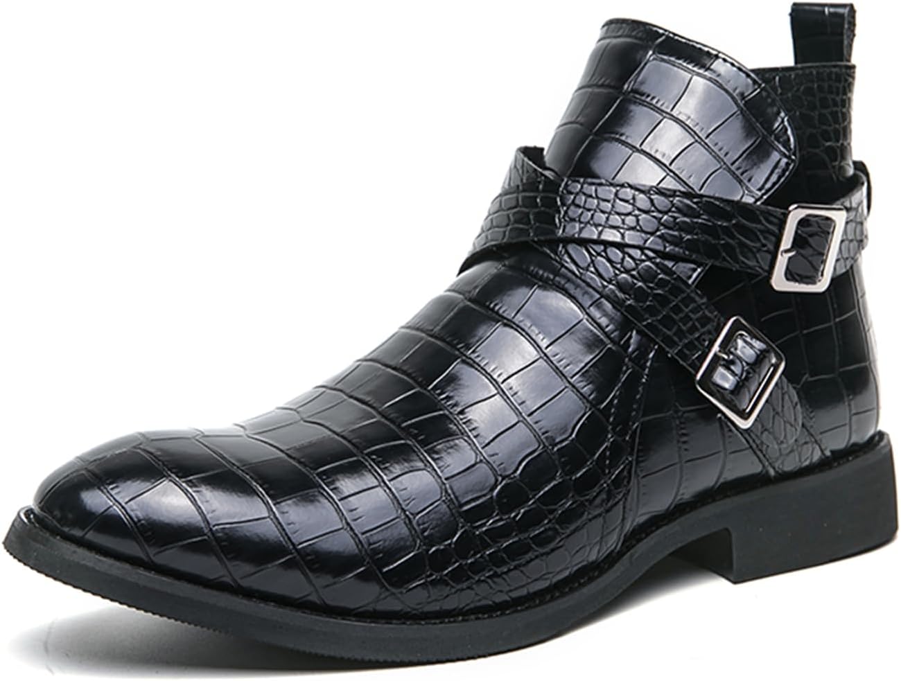 Мужские ботинки Abborora Chelsea с пряжкой, боковой молнией, чукка, для мотоцикла, удобные для ходьбы, ботильоны, черный
Мужские ботинки Abborora Chelsea с пряжкой, боковой молнией, чукка, для мотоцикла, удобные для ходьбы, ботильоны, черный