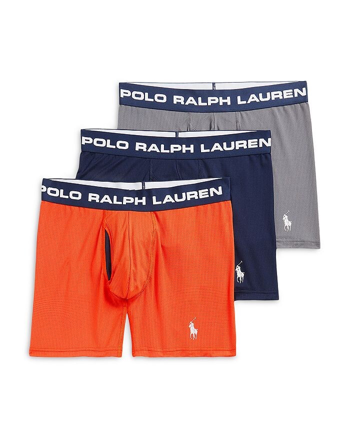 Нейлоновые эластичные влагоотводящие трусы-боксеры Polo Ralph Lauren, набор из 3 шт, мультиколор
Нейлоновые эластичные влагоотводящие трусы-боксеры Polo Ralph Lauren, набор из 3 шт, мультиколор