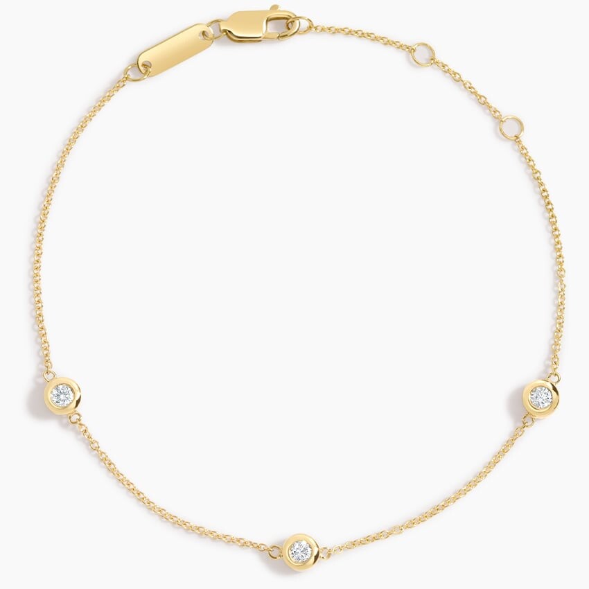 Браслет с тремя бриллиантами (1/6 карата) Brilliant Earth
Браслет с тремя бриллиантами (1/6 карата) Brilliant Earth