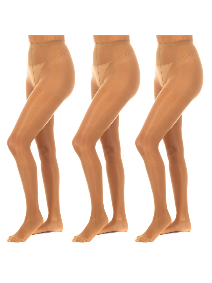 Jolie Folie Комплект из 3 штук: колготки бежевого цвета
Jolie Folie Комплект из 3 штук: колготки бежевого цвета