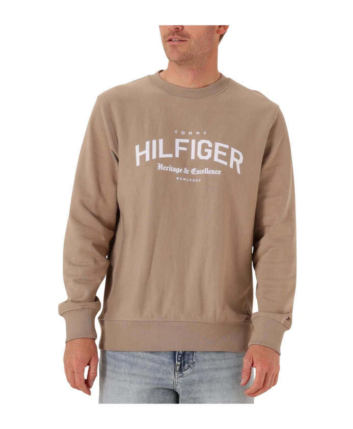 Бежевый свитер с круглым вырезом для мужчин Tommy Hilfiger, бежевый
Бежевый свитер с круглым вырезом для мужчин Tommy Hilfiger, бежевый