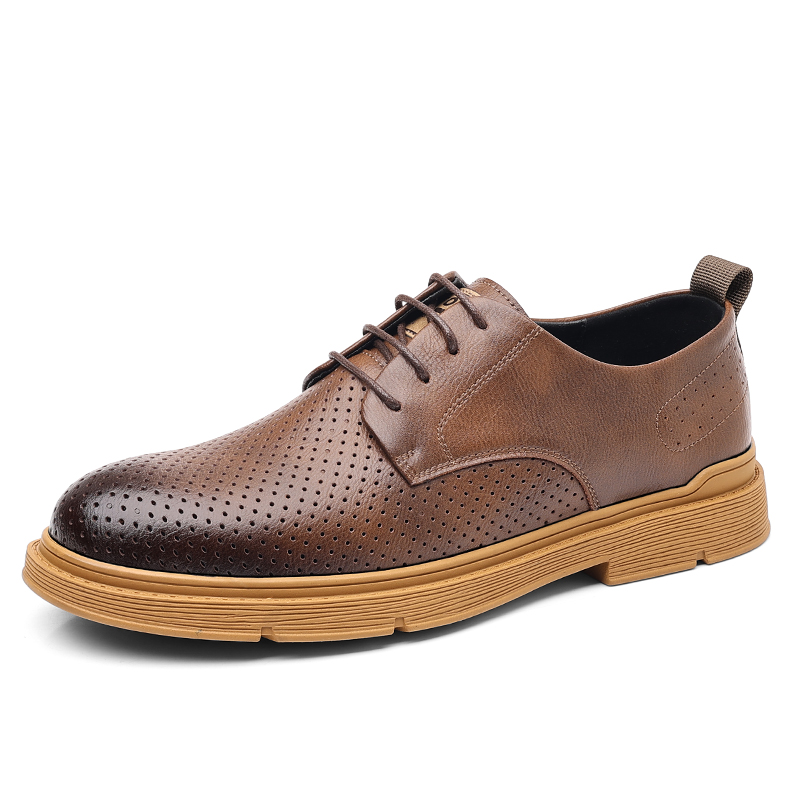 Shanpijiang Мужские повседневные кеды низкие чайно-коричневые с перфорацией, цвет Tea Brown (Cut-Out)
Shanpijiang Мужские повседневные кеды низкие чайно-коричневые с перфорацией, цвет Tea Brown (Cut-Out)