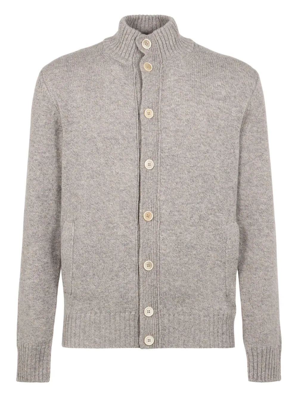 Кардиган в рубчик slowear, нейтральный 
Кардиган в рубчик slowear, нейтральный