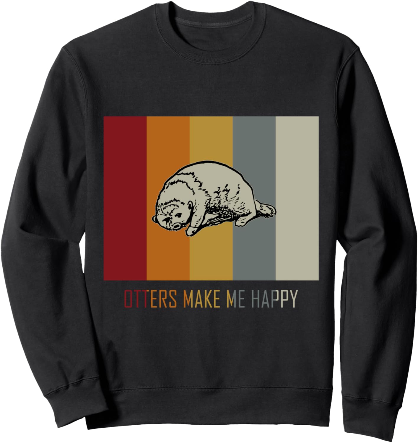 Толстовка в стиле ретро и винтаж с изображением выдры, 80-х и 70-х годов Otters Design, черный
Толстовка в стиле ретро и винтаж с изображением выдры, 80-х и 70-х годов Otters Design, черный