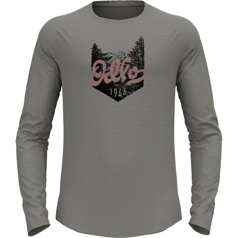 Футболка с круглым вырезом, l/s ascent p Odlo, серый
Футболка с круглым вырезом, l/s ascent p Odlo, серый