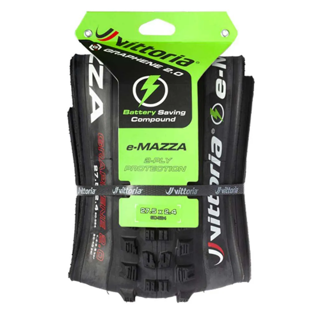 Жесткая шина MTB Vittoria e-Mazza 27.5´´ x 2.6, черный
Жесткая шина MTB Vittoria e-Mazza 27.5´´ x 2.6, черный