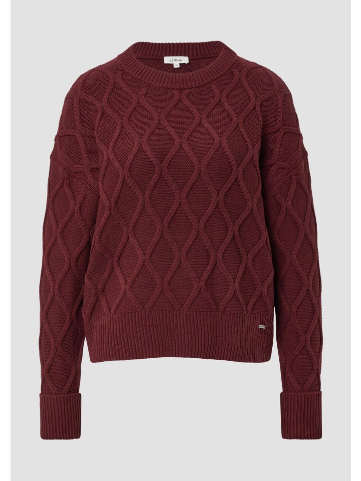 Вязаный свитер в цвете 3902_bordeaux s.Oliver
Вязаный свитер в цвете 3902_bordeaux s.Oliver