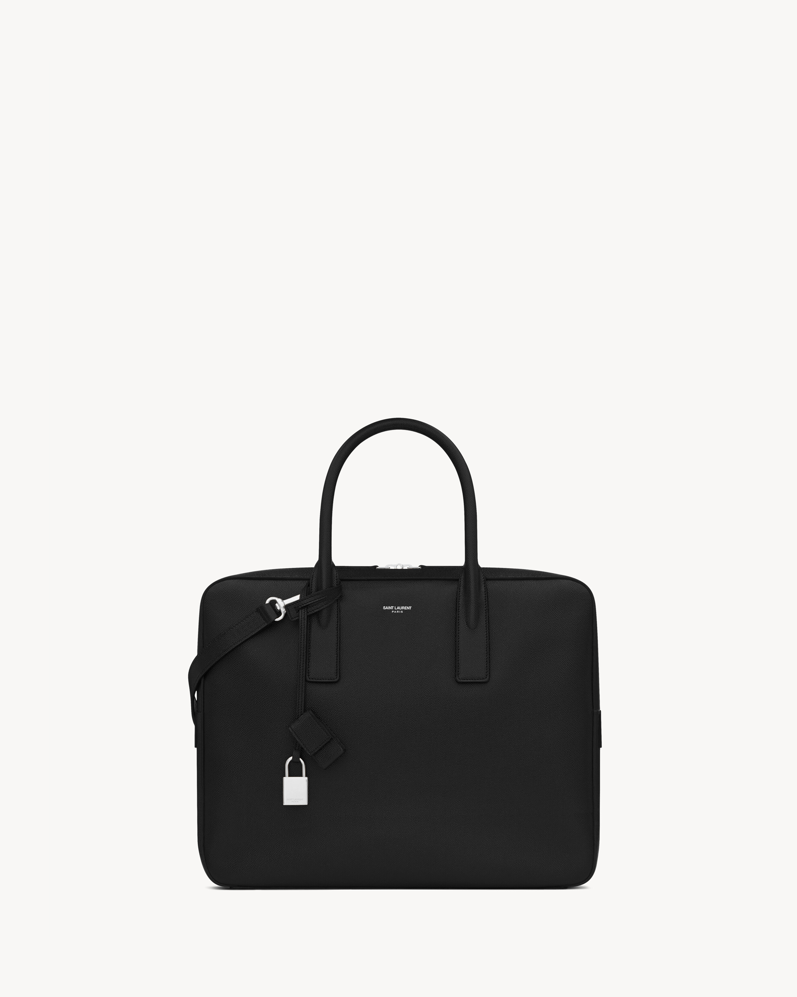 Фирменный небольшой портфель Saint Laurent, черный
Фирменный небольшой портфель Saint Laurent, черный