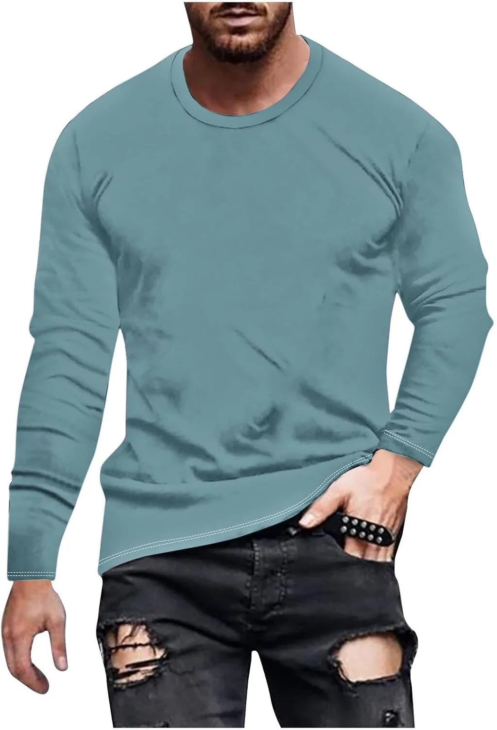 Футболка для мужчин Big and Tall с длинным рукавом
Футболка для мужчин Big and Tall с длинным рукавом