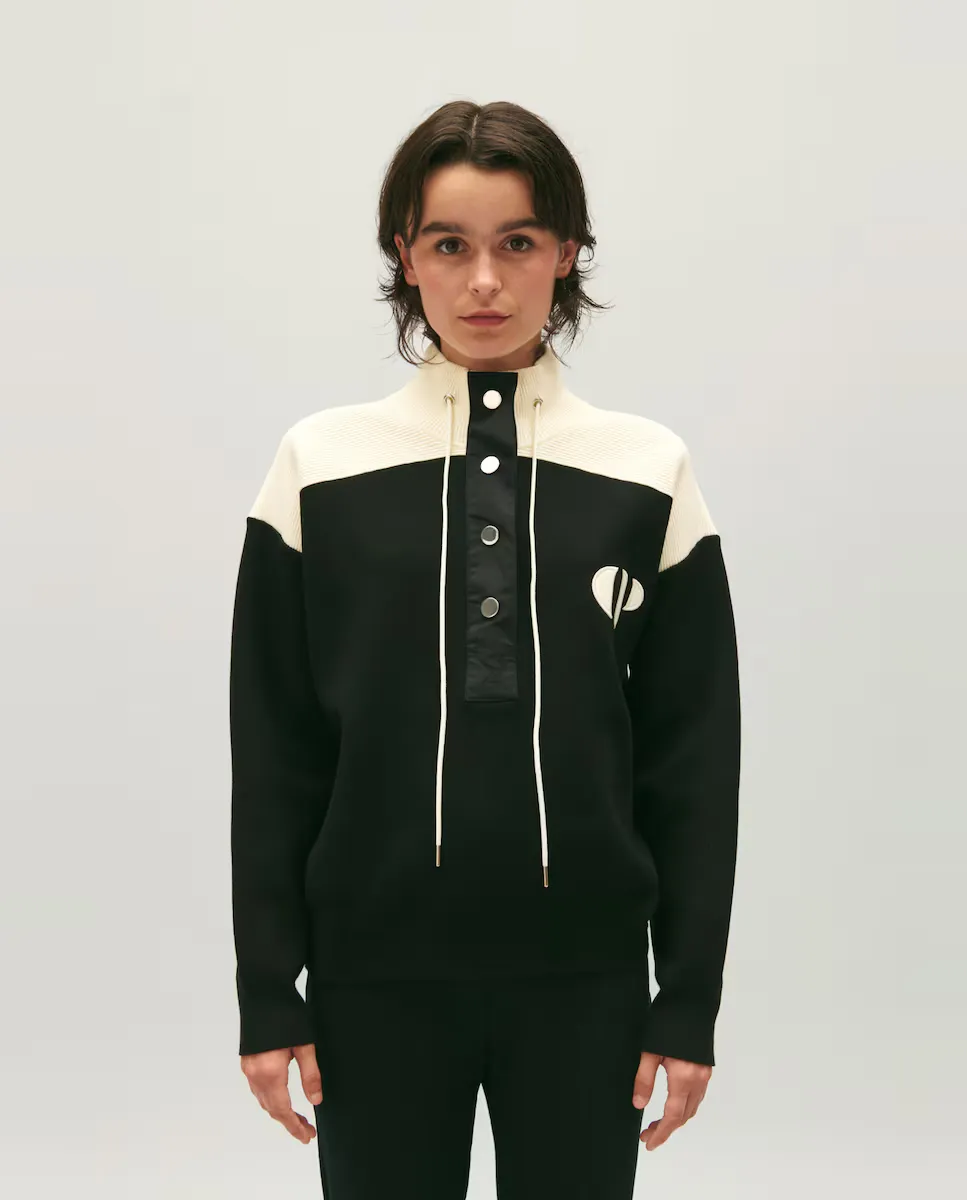 Женская толстовка с контрастными аппликациями Claudie Pierlot, черный
Женская толстовка с контрастными аппликациями Claudie Pierlot, черный