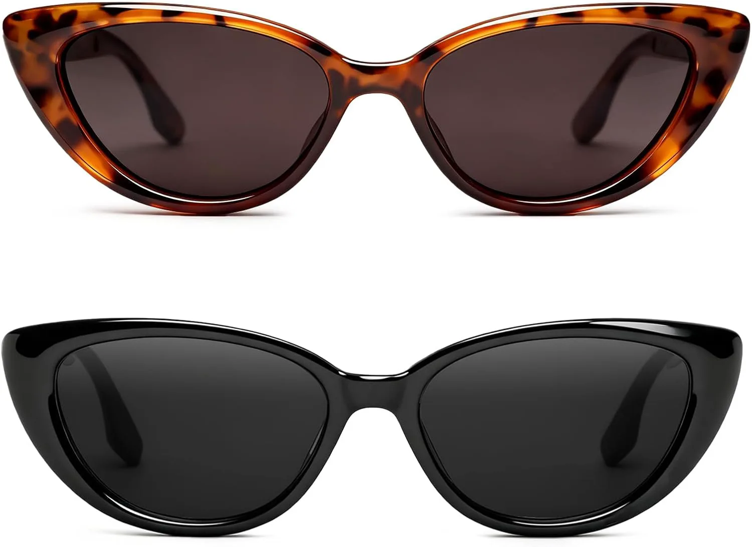 2 шт. Ретро винтажные узкие солнцезащитные очки «кошачий глаз» для женщин, модные солнцезащитные очки в стиле 90-х, защита от УФ-излучения Gvhntk, Brown,black
2 шт. Ретро винтажные узкие солнцезащитные очки «кошачий глаз» для женщин, модные солнцезащитные очки в стиле 90-х, защита от УФ-излучения Gvhntk, Brown,black