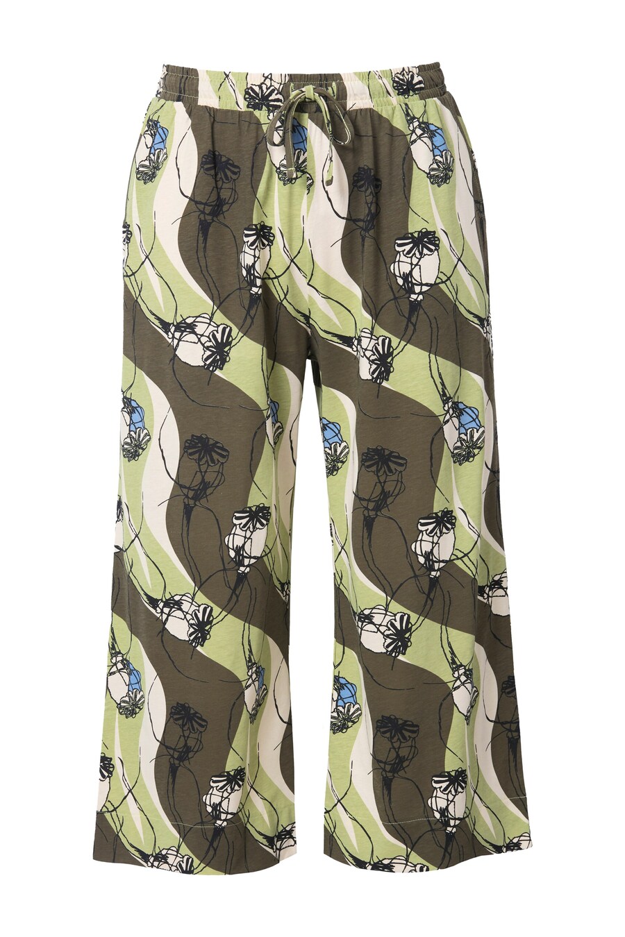 Широкие брюки Ulla Popken, хаки/оливковый
Широкие брюки Ulla Popken, хаки/оливковый