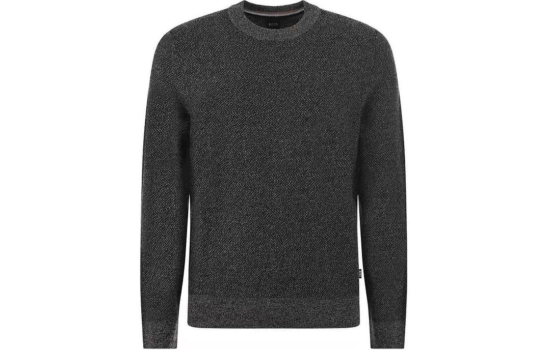 Длинный свитер с круглым вырезом HUGO BOSS, темно-серый
Длинный свитер с круглым вырезом HUGO BOSS, темно-серый