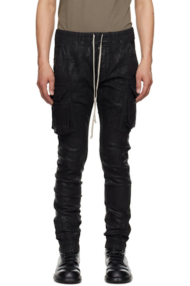 Черные брюки-карго Hollywood Mastodon Cut Rick Owens DRKSHDW
Черные брюки-карго Hollywood Mastodon Cut Rick Owens DRKSHDW