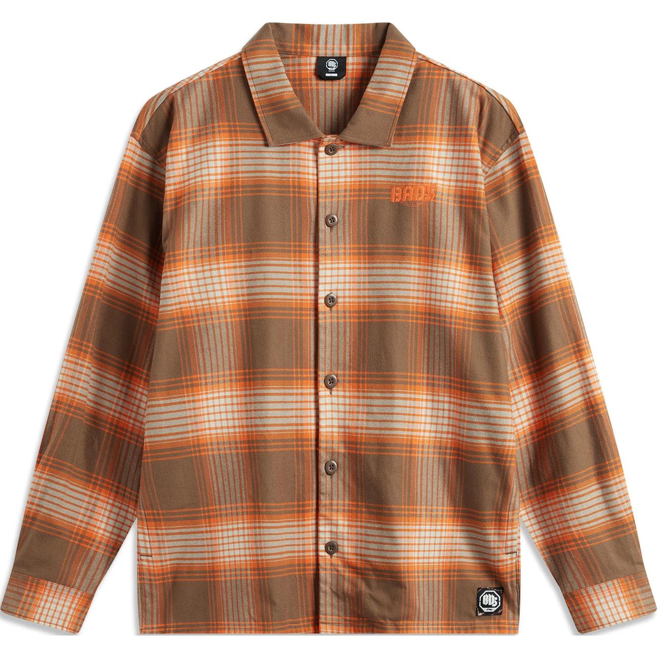 Лининг Бадфайв рубашка мужская коричневая в клетку
Лининг Бадфайв рубашка мужская коричневая в клетку