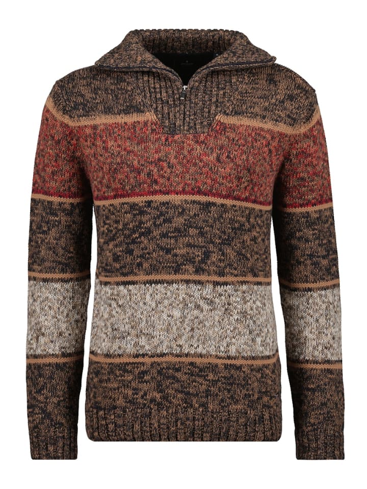 Коричневый свитер с V-образным вырезом Ragman
Коричневый свитер с V-образным вырезом Ragman