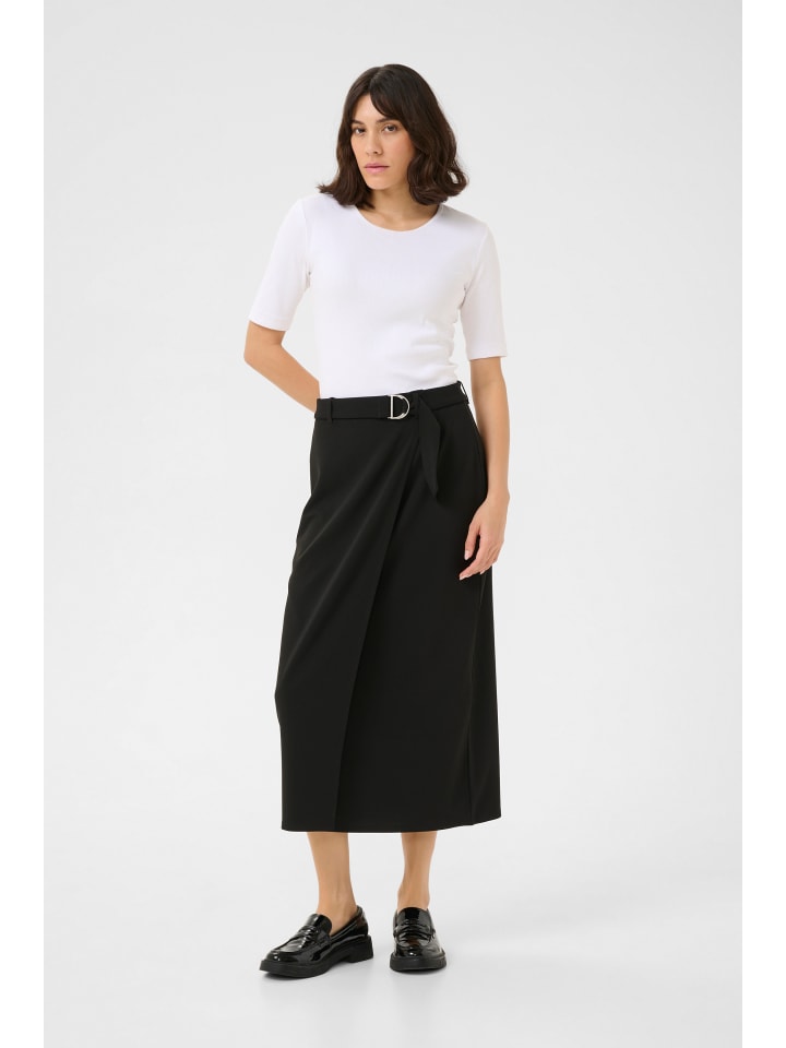 Юбка длиной до колена Kaffe, глубокий черный
Юбка длиной до колена Kaffe, глубокий черный