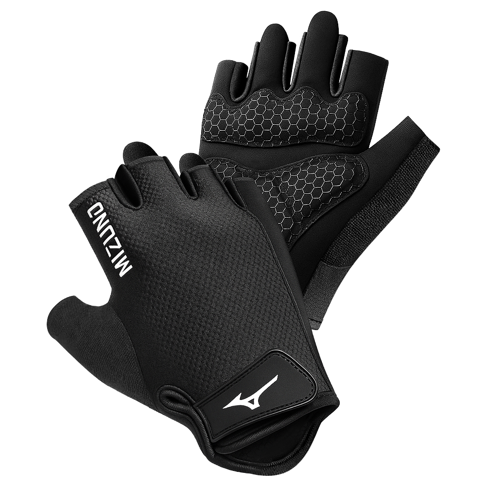 Фитнес-перчатки Mizuno, черный
Фитнес-перчатки Mizuno, черный