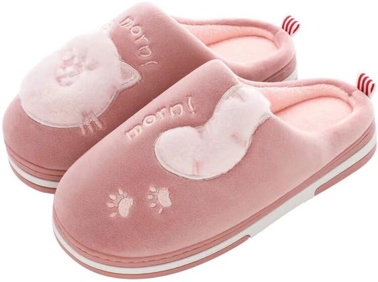 Мужские и женские домашние хлопковые тапочки Zonkacen с милым мультяшным котом, розовый
Мужские и женские домашние хлопковые тапочки Zonkacen с милым мультяшным котом, розовый