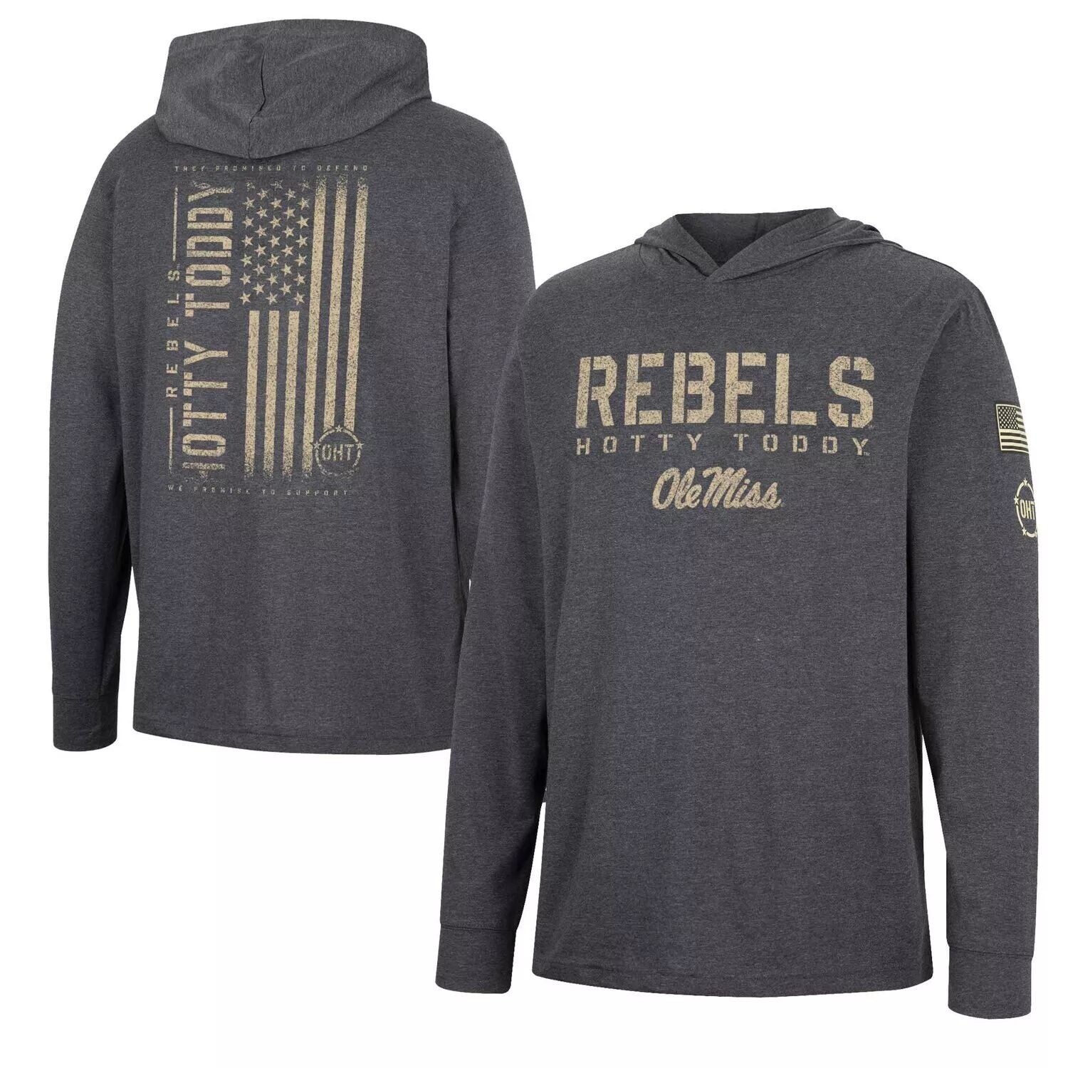 Мужская темно-серая футболка с длинным рукавом и худи Ole Miss Rebels Team OHT Military Appreciation Colosseum, Серый, Мужская темно-серая футболка с длинным рукавом и худи Ole Miss Rebels Team OHT Military Appreciation Colosseum
Мужская темно-серая футболка с длинным рукавом и худи Ole Miss Rebels Team OHT Military Appreciation Colosseum, Серый, Мужская темно-серая футболка с длинным рукавом и худи Ole Miss Rebels Team OHT Military Appreciation Colosseum