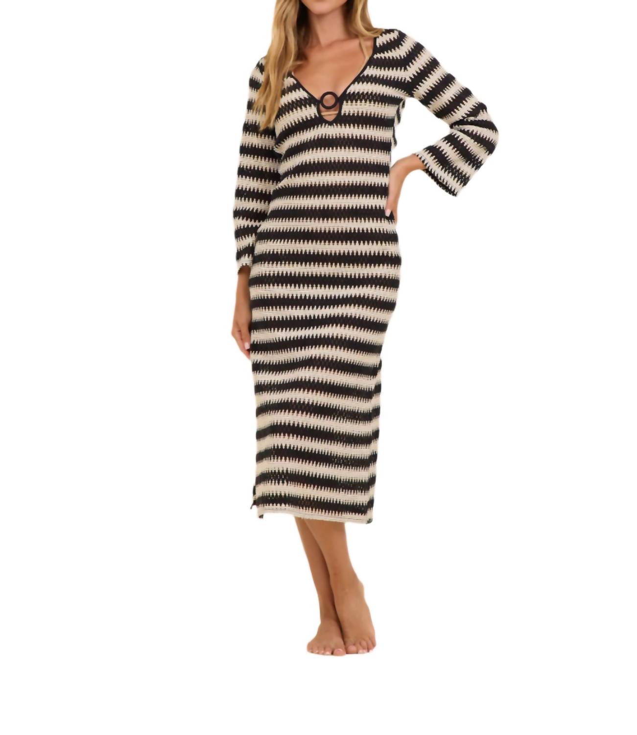 Макси-платье с глубоким вырезом в полоску Гавана Vintage Havana, Havana Stripe
Макси-платье с глубоким вырезом в полоску Гавана Vintage Havana, Havana Stripe