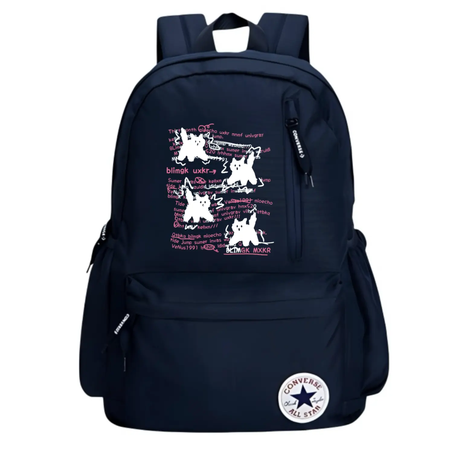 Converse Полиэстеровый рюкзак обычный унисекс темно-синий, Scared Kitten
Converse Полиэстеровый рюкзак обычный унисекс темно-синий, Scared Kitten