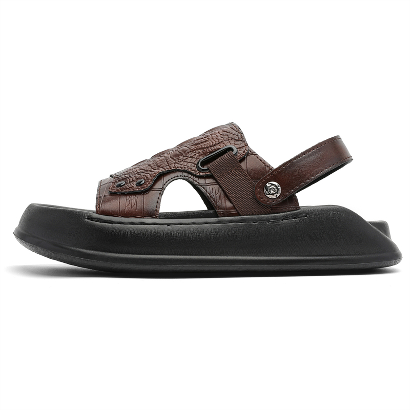 FAPAI Пляжные сандалии мужские черно-коричневые коричневые, цвет Brown
FAPAI Пляжные сандалии мужские черно-коричневые коричневые, цвет Brown