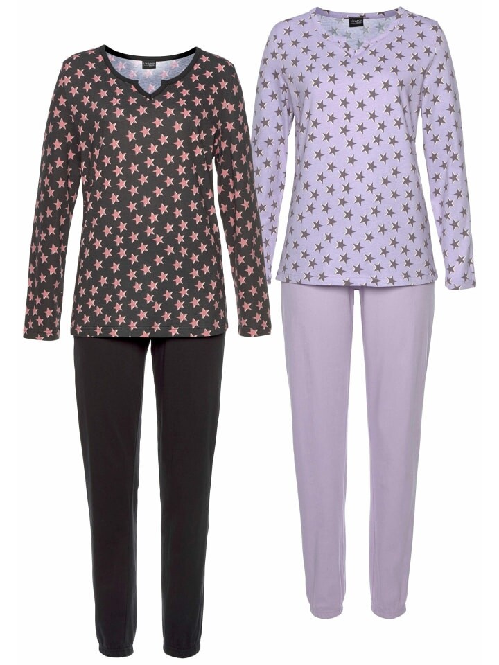 Пижама VIVANCE DREAMS, цвет flieder, schwarz
Пижама VIVANCE DREAMS, цвет flieder, schwarz