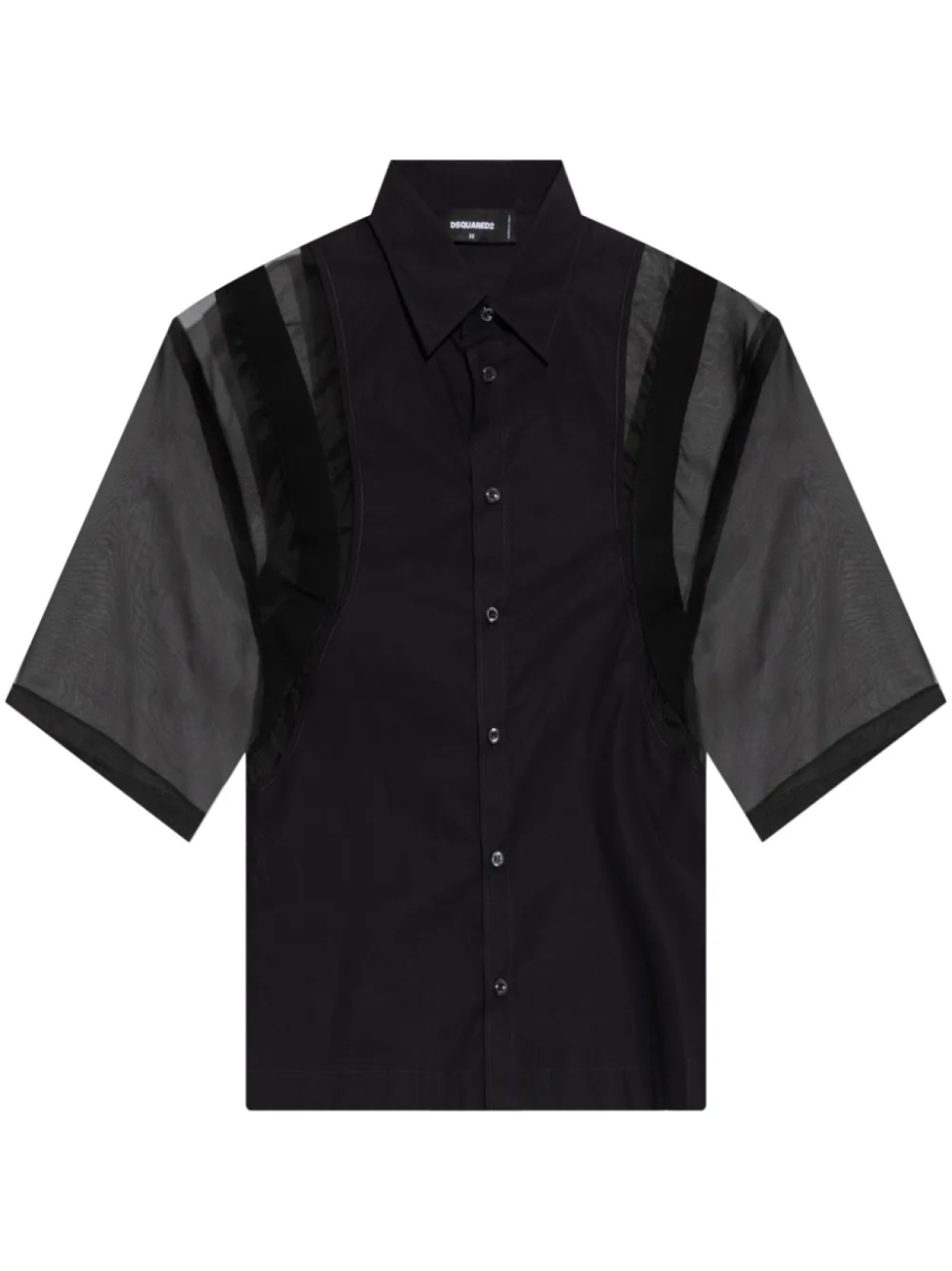 Рубашка с прозрачными рукавами DSQUARED2, черный
Рубашка с прозрачными рукавами DSQUARED2, черный