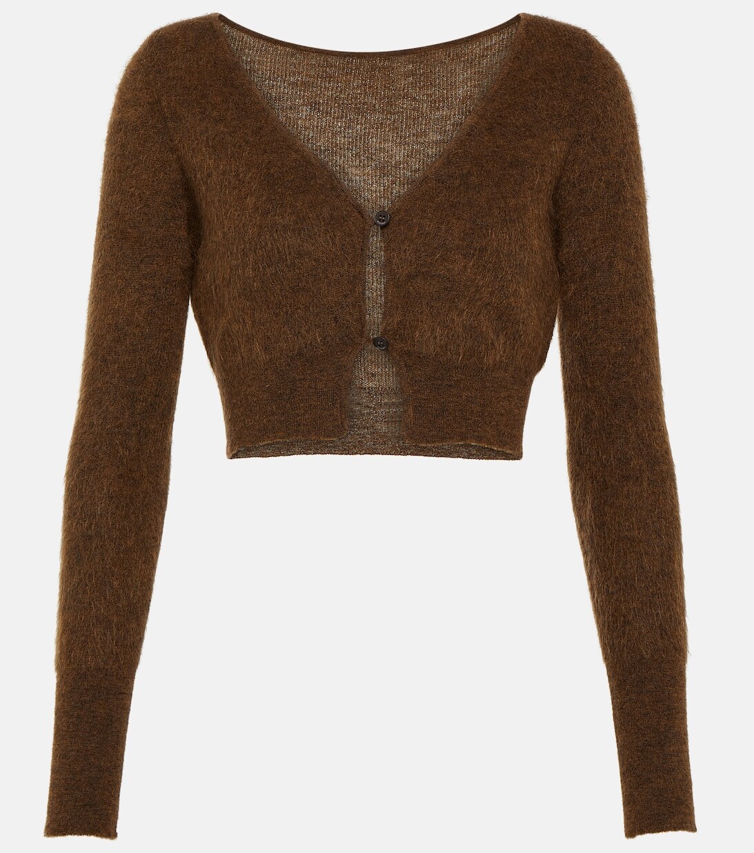 Le Cardigan Кардиган Alzou из смесового мохера JACQUEMUS, коричневый
Le Cardigan Кардиган Alzou из смесового мохера JACQUEMUS, коричневый