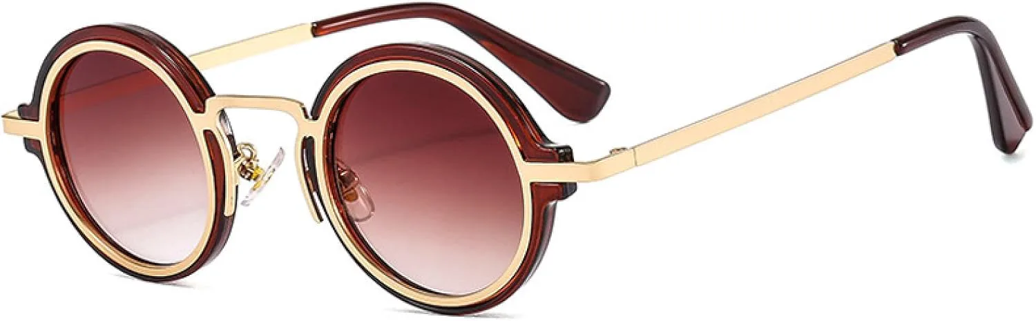 Популярные модные маленькие круглые солнцезащитные очки для женщин в стиле ретро-панк с градиентом, для мужчин с защитой от УФ-излучения UV400 HHZZYVY, 4
Популярные модные маленькие круглые солнцезащитные очки для женщин в стиле ретро-панк с градиентом, для мужчин с защитой от УФ-излучения UV400 HHZZYVY, 4