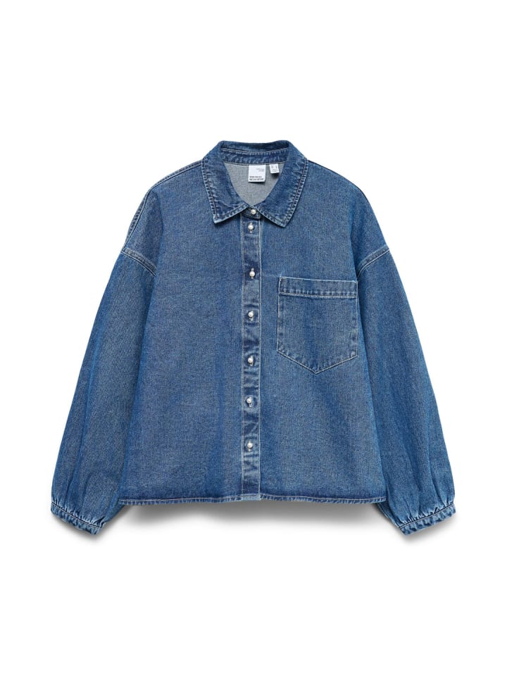 Рубашка Vero Moda, Средне-синий деним
Рубашка Vero Moda, Средне-синий деним