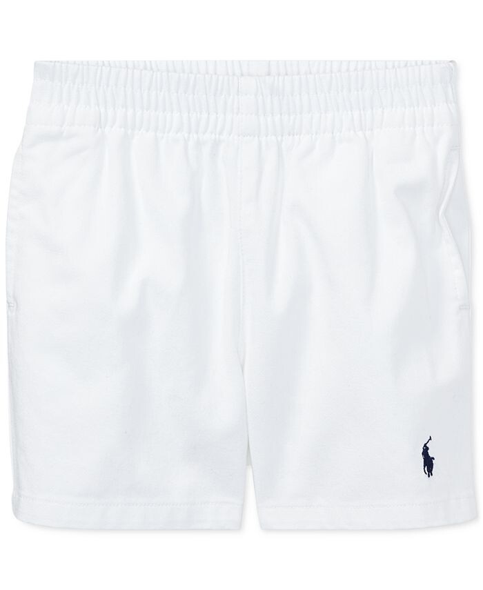 Классические шорты без застежки из твила для маленьких мальчиков Polo Ralph Lauren, белый
Классические шорты без застежки из твила для маленьких мальчиков Polo Ralph Lauren, белый