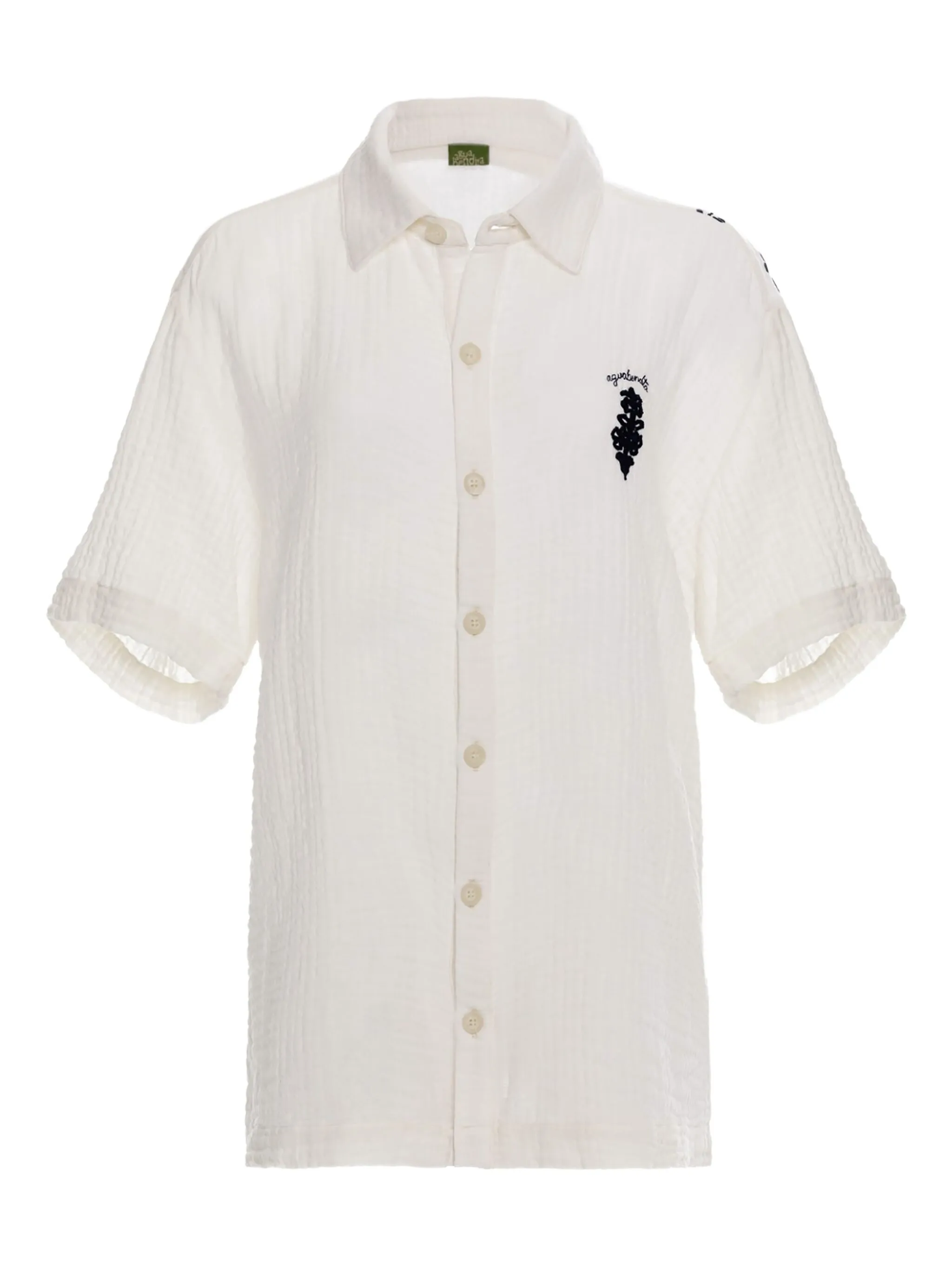 Рубашка Jack с цветочной вышивкой Agua Bendita, белый
Рубашка Jack с цветочной вышивкой Agua Bendita, белый