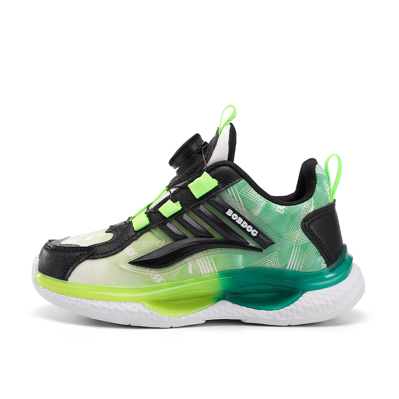 Кроссовки для бега с низким верхом, амортизирующие, противоскользящие, износостойкие, детские BOBDOG, черный/зеленый
Кроссовки для бега с низким верхом, амортизирующие, противоскользящие, износостойкие, детские BOBDOG, черный/зеленый
