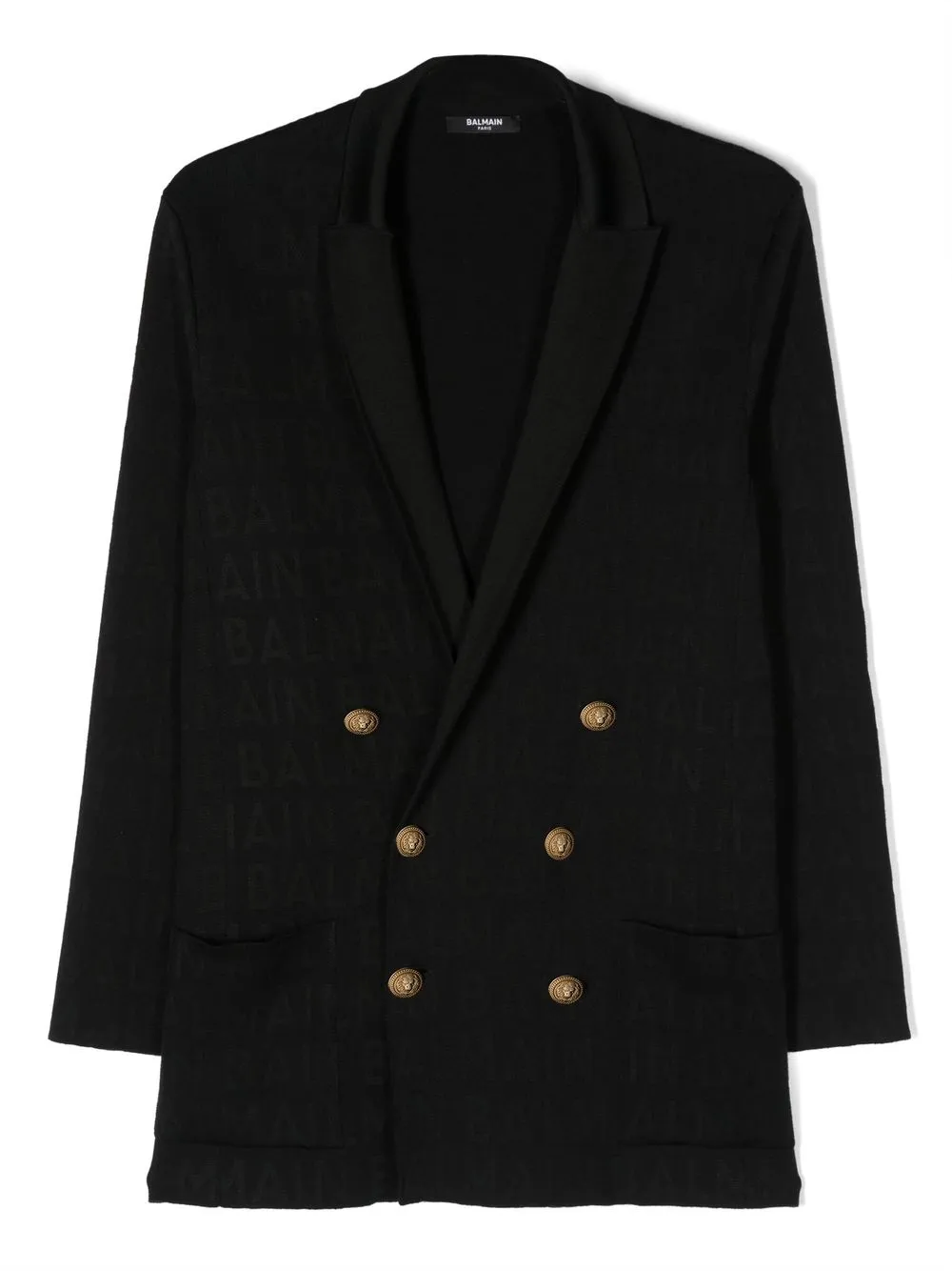Двубортный пиджак Balmain Kids, черный
Двубортный пиджак Balmain Kids, черный