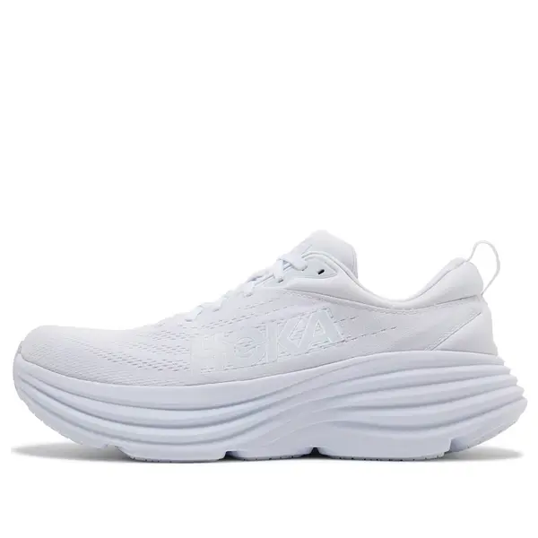 Кроссовки bondi 8 'triple white' Hoka One One, белый 
Кроссовки bondi 8 'triple white' Hoka One One, белый