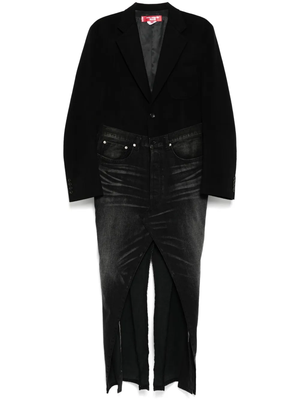 Пальто в технике пэчворк Junya Watanabe MAN, черный
Пальто в технике пэчворк Junya Watanabe MAN, черный