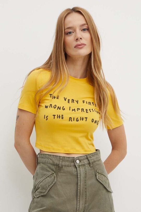 Футболка из коллаборации с Pietro Terzini Max&Co., желтый
Футболка из коллаборации с Pietro Terzini Max&Co., желтый