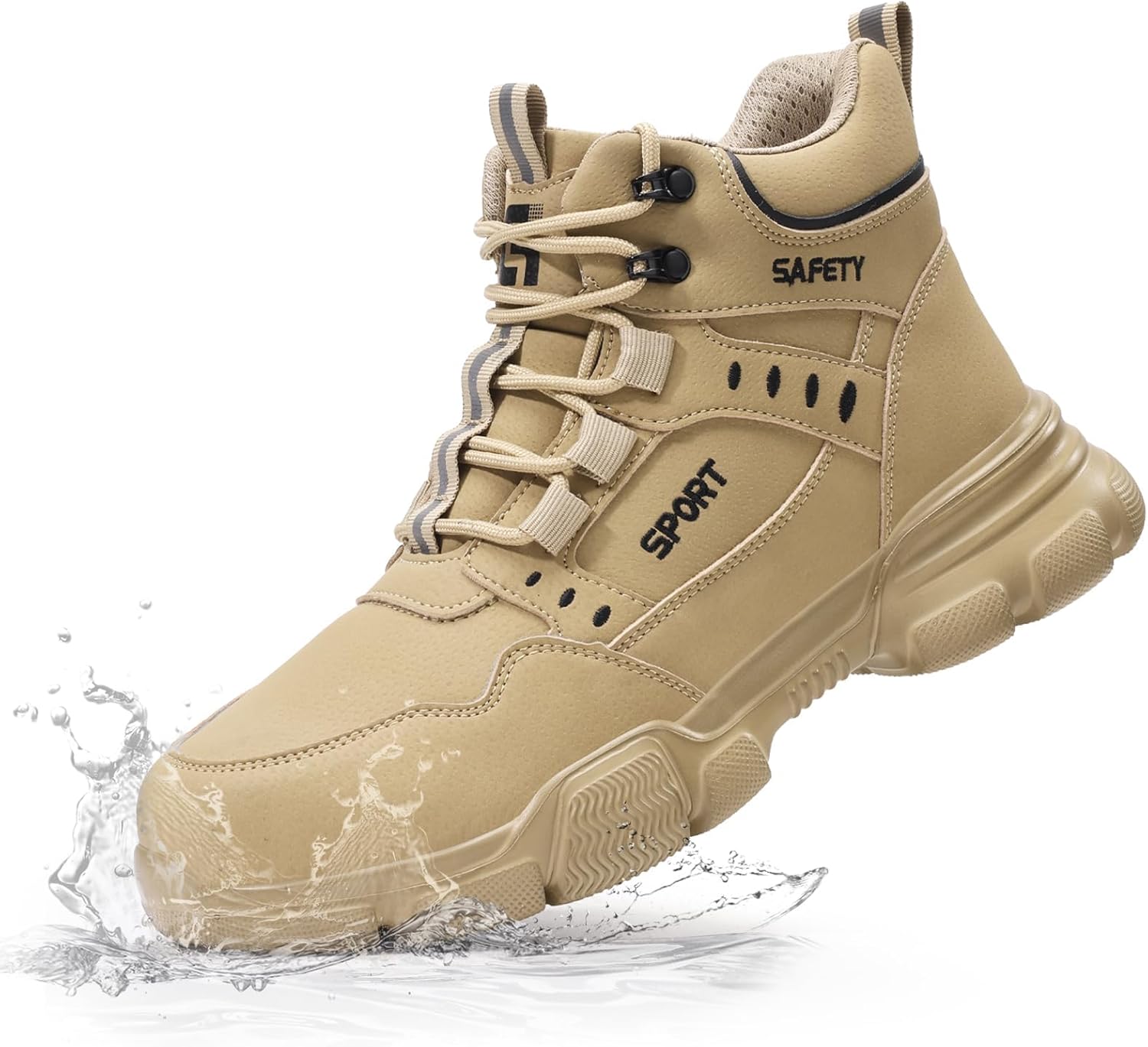 Мужские рабочие ботинки со стальным носком Gsutenmre, хаки
Мужские рабочие ботинки со стальным носком Gsutenmre, хаки