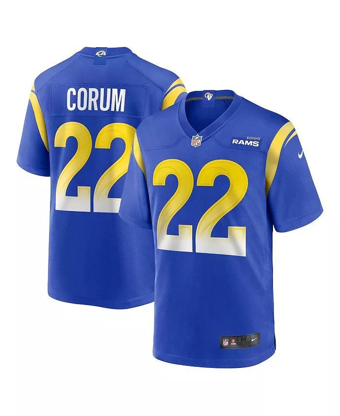 Мужская игровая футболка Blake Corum Royal Los Angeles Rams, драфт НФЛ 2024 Nike
Мужская игровая футболка Blake Corum Royal Los Angeles Rams, драфт НФЛ 2024 Nike