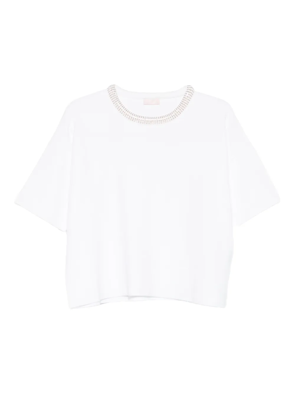 Топ с круглым вырезом Liu Jo, белый
Топ с круглым вырезом Liu Jo, белый