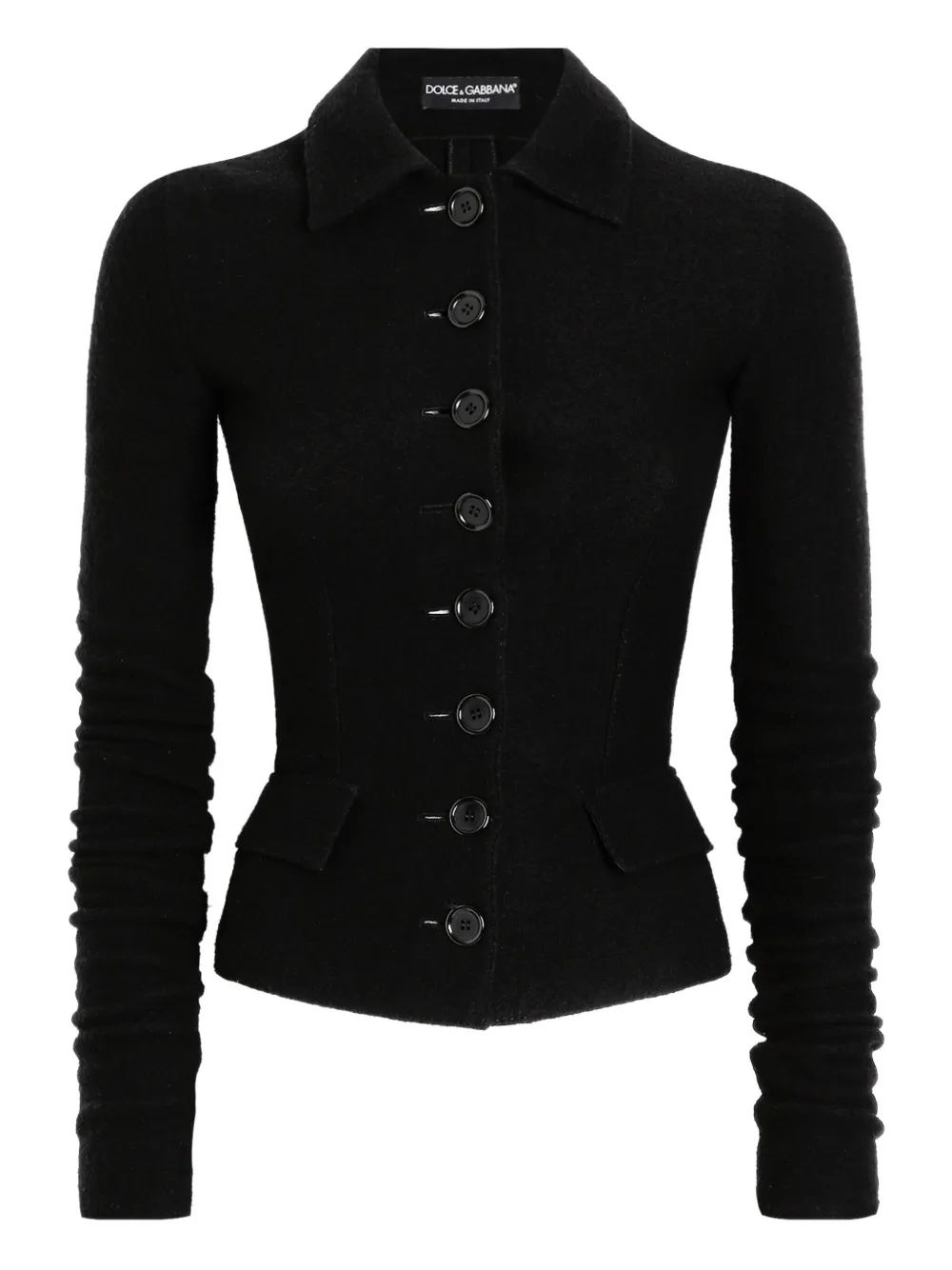 Куртка из вирджинской шерсти на пуговицах DOLCE & GABBANA, черный
Куртка из вирджинской шерсти на пуговицах DOLCE & GABBANA, черный