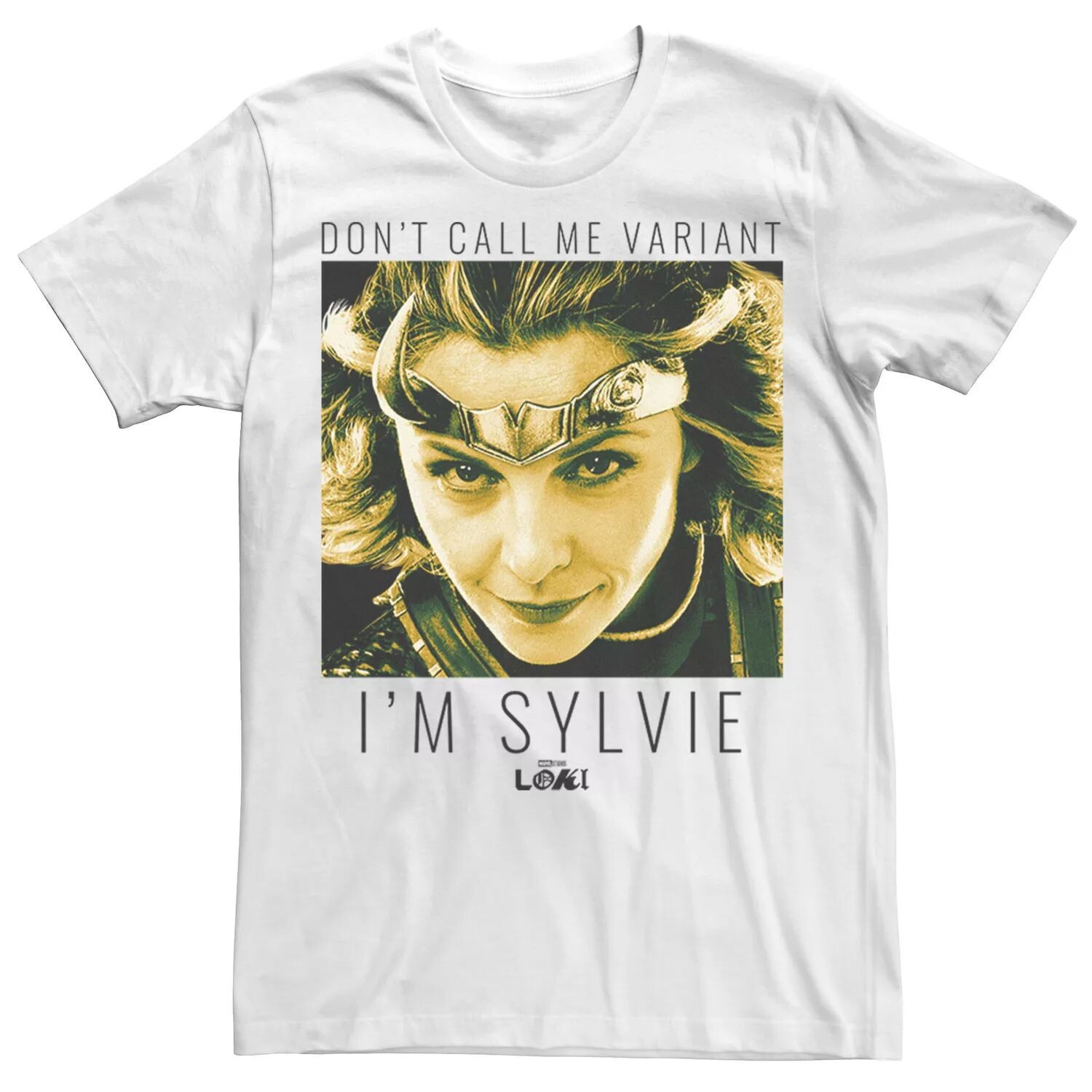 Мужская футболка Marvel Loki Don't Call Me A Variant I'm Sylvie Licensed Character
Мужская футболка Marvel Loki Don't Call Me A Variant I'm Sylvie Licensed Character