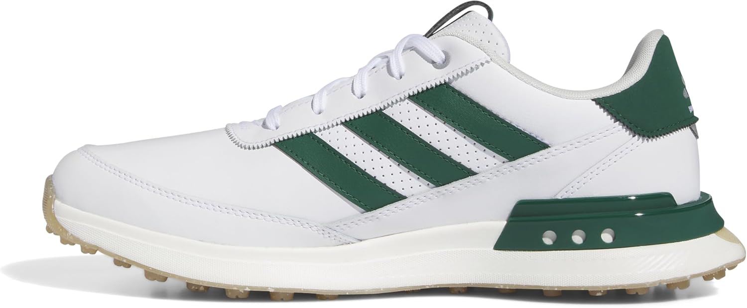 Мужские гольф-туфли Adidas S2G без шипов из кожи, размер 24, белый/зеленый
Мужские гольф-туфли Adidas S2G без шипов из кожи, размер 24, белый/зеленый