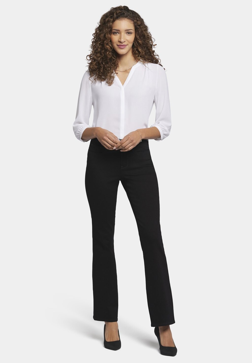 Расклешенные джинсы BLAKE NYDJ, черный
Расклешенные джинсы BLAKE NYDJ, черный